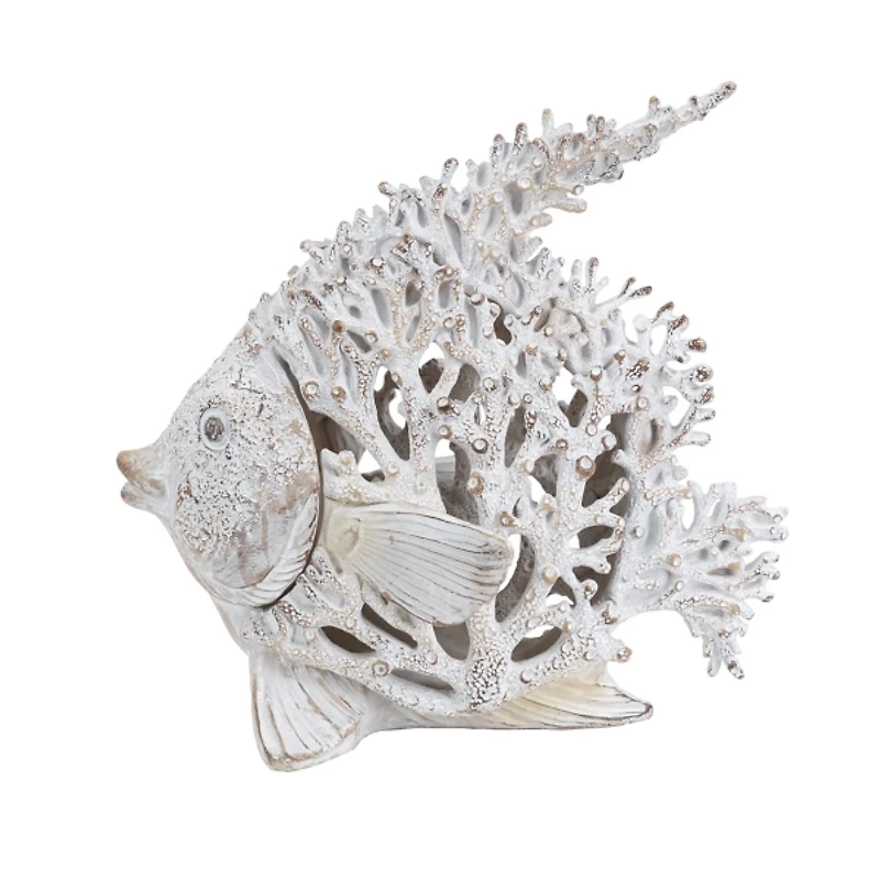 White Coral Angelfish Figurine