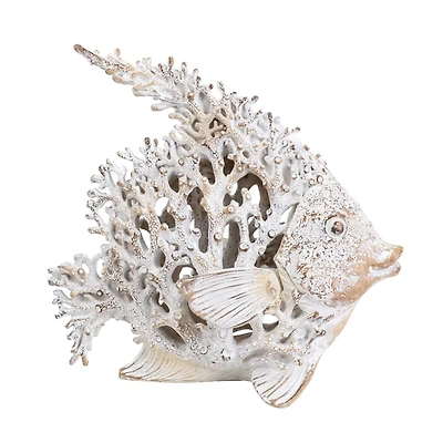 White Coral Angelfish Figurine