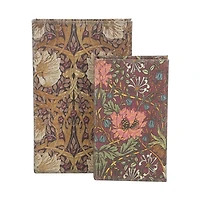 Floral Art Nouveau Book Boxes, Set of 2