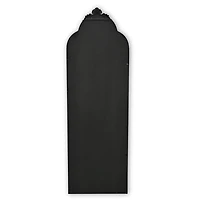 Everlaine Black Modern Victorian Leaner Mirror