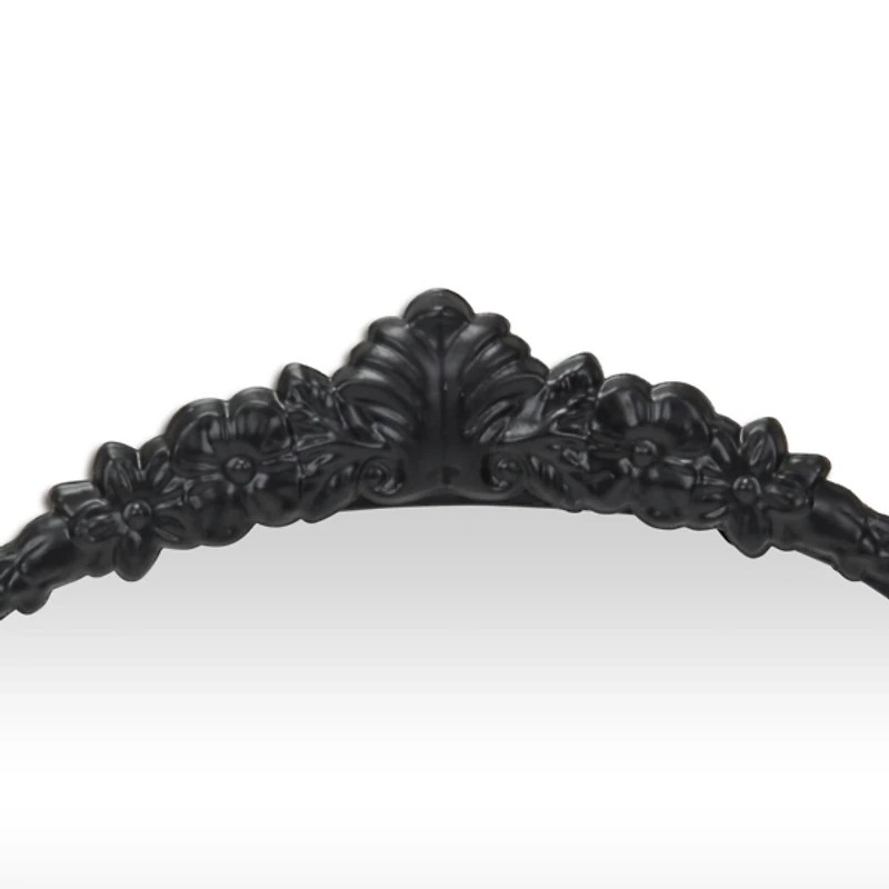 Everlaine Black Modern Victorian Wall Mirror