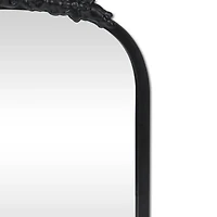 Everlaine Black Modern Victorian Wall Mirror