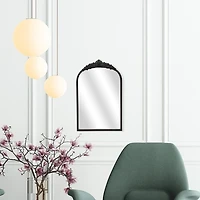Everlaine Black Modern Victorian Wall Mirror