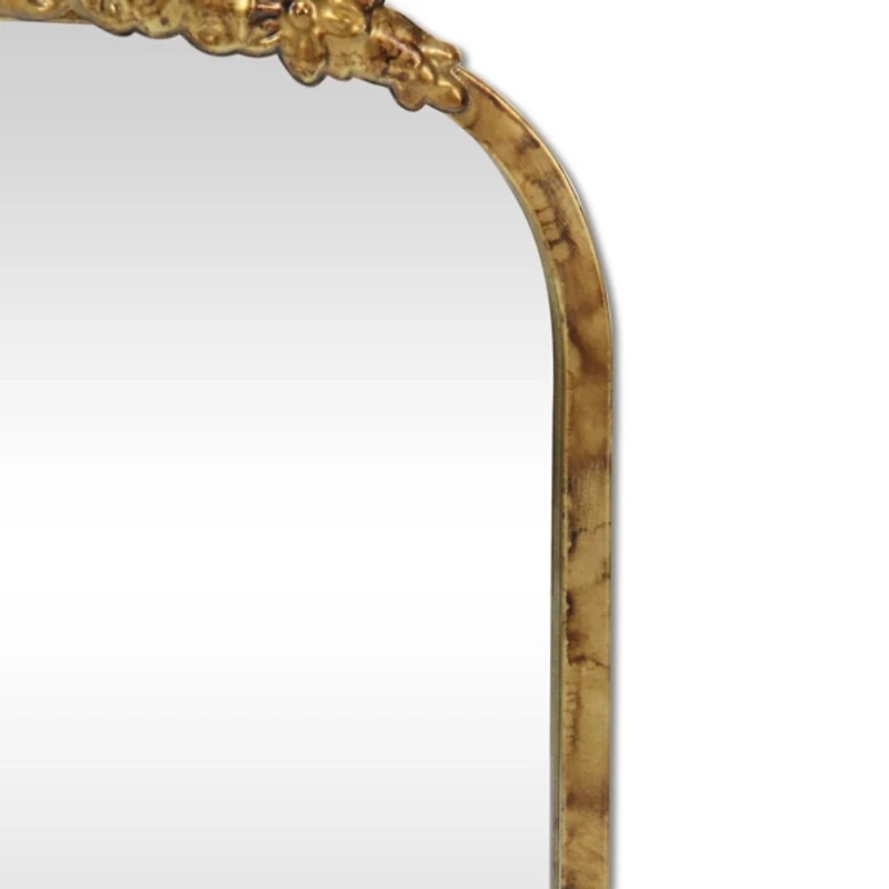 Everlaine Gold Modern Victorian Wall Mirror