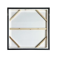 Midnight Waves Framed Canvas Art Print