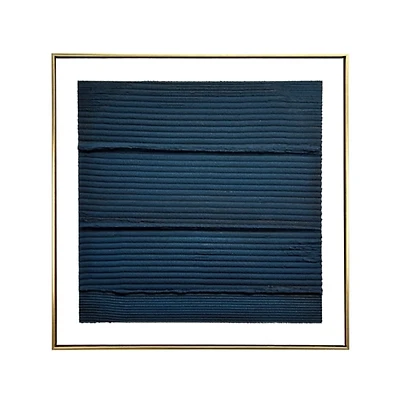 Midnight Waves Framed Canvas Art Print