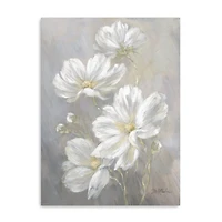 Cosmos Flowers Canvas Art Print