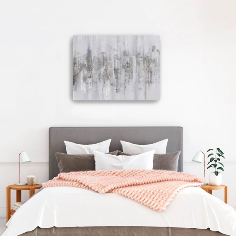 Neutral Columns Canvas Art Print