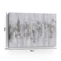 Neutral Columns Canvas Art Print