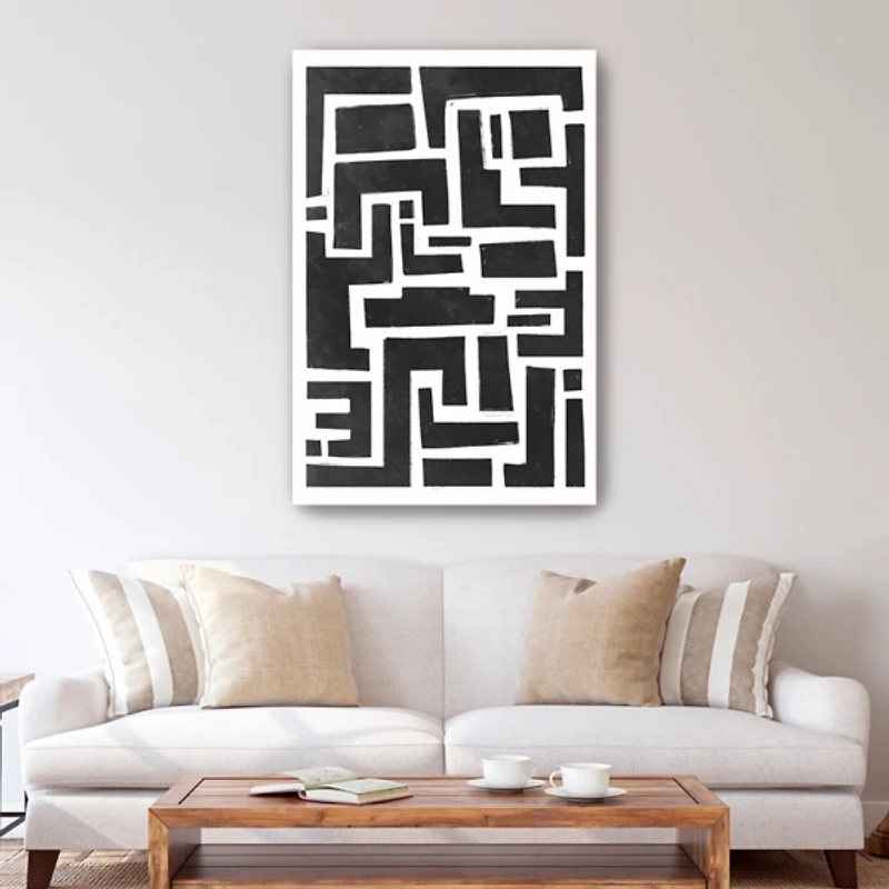 Imperfect Shapes Canvas Art Print