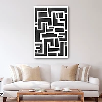 Imperfect Shapes Canvas Art Print