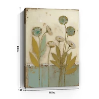Orbloom Floral Encaustic Canvas Art Print