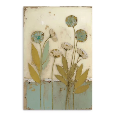 Orbloom Floral Encaustic Canvas Art Print
