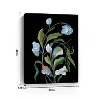 Midnight Foliage Canvas Art Print