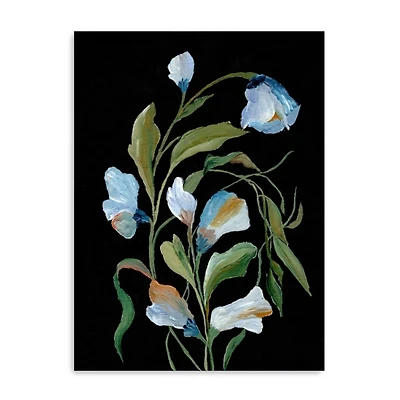 Midnight Foliage Canvas Art Print