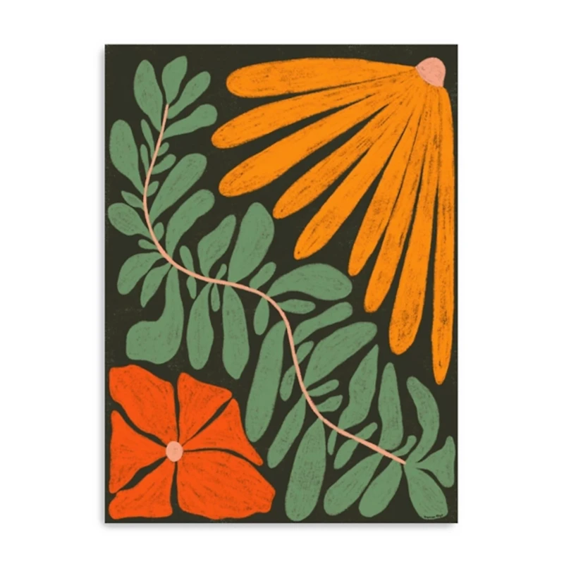 Plant Pattern Canvas Art Print