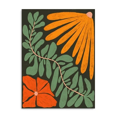 Plant Pattern Canvas Art Print