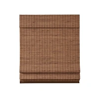 Brown Bamboo Light Filtering Roman Shade