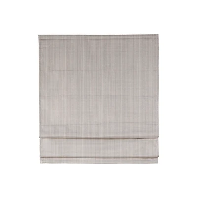 Tan Basketweave Cordless Roman Shade, 31 in.