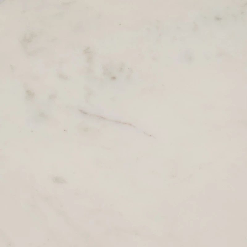 White Marble & Gold Metal Round Cocktail Table