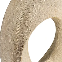 Champagne Gold Ceramic Art Deco Sculpture