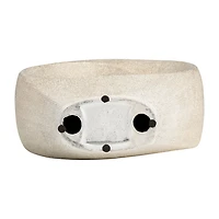 Champagne Gold Ceramic Art Deco Sculpture