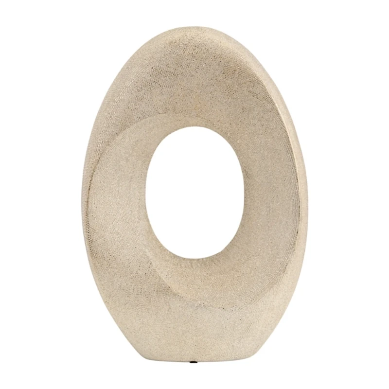 Champagne Gold Ceramic Art Deco Sculpture