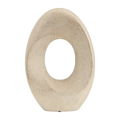 Champagne Gold Ceramic Art Deco Sculpture