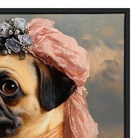 Lady Petunia Pugington Framed Art Print