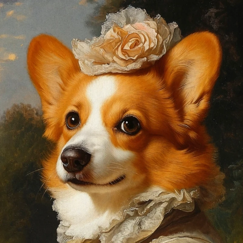 Duchess Wilhelmina Wagglesworth Framed Art Print