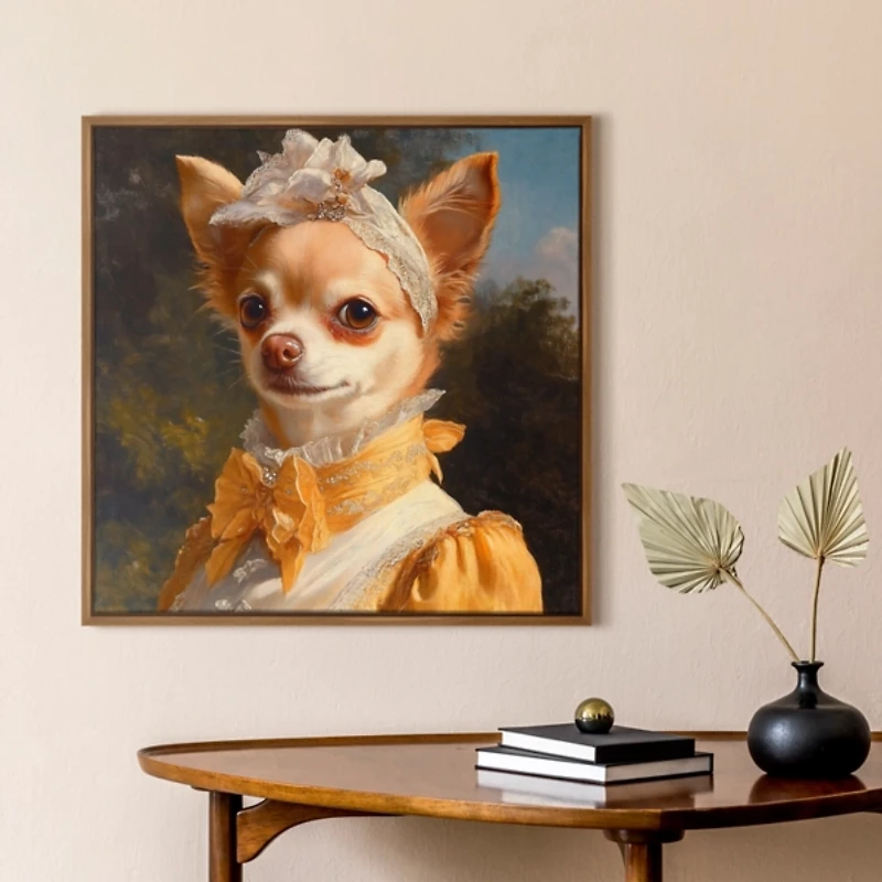 Baroness Bonita Barkington Framed Art Print