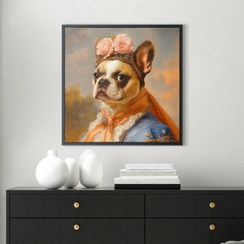 Countess Claudette Cuddleworth Framed Art Print