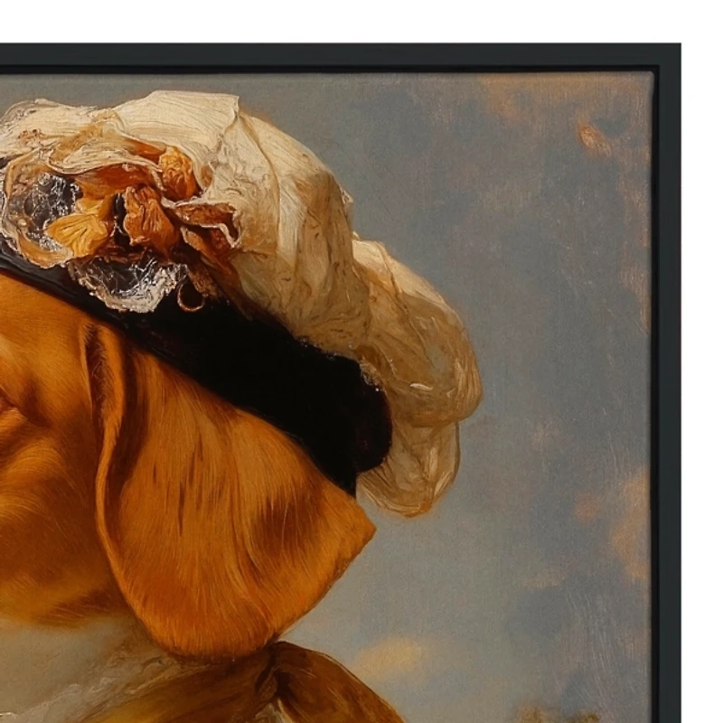 Lady Penelope Pawprints Framed Art Print