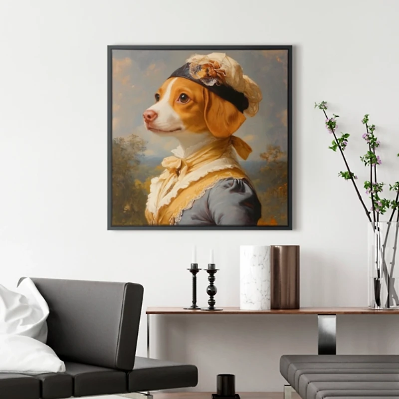 Lady Penelope Pawprints Framed Art Print