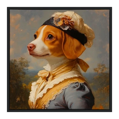 Lady Penelope Pawprints Framed Art Print