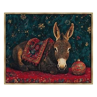 Bethlehem's Humble Hero Christmas Canvas Art Print