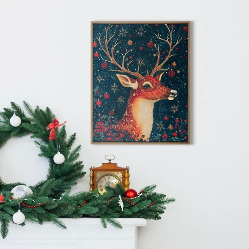 Sagebrush Dasher Christmas Canvas Art Print