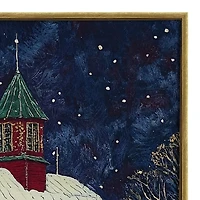 Christmas on the Homestead Canvas Art Print