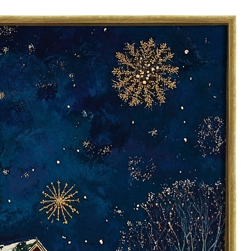 Santa's Western Workshop Canvas Art Print