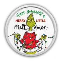 Round Merry Little Meltdown Wall Plaque