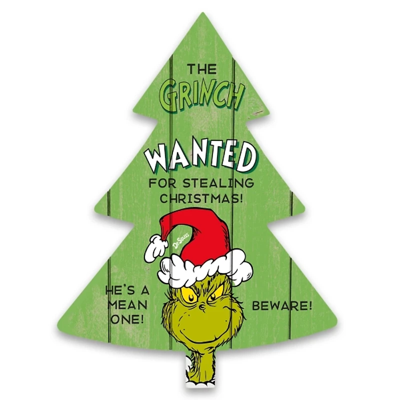 Christmas Tree Grinch Wall Décor