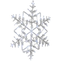 White LED Snowflake Window Silhouette