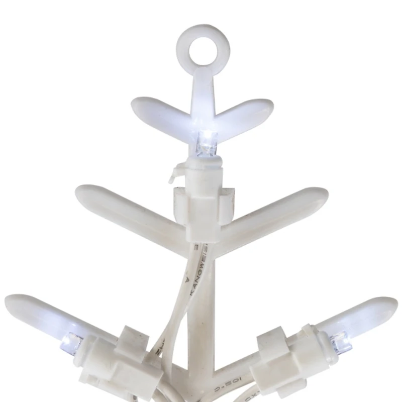 White LED Snowflake Window Silhouette