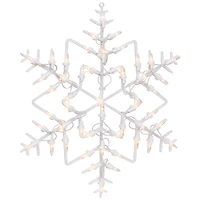 Pre-Lit White Snowflake I Decoration