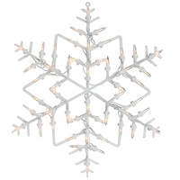 Pre-Lit White Snowflake I Decoration