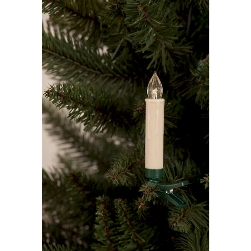 LED Clip-On Taper Candles, Set of 24