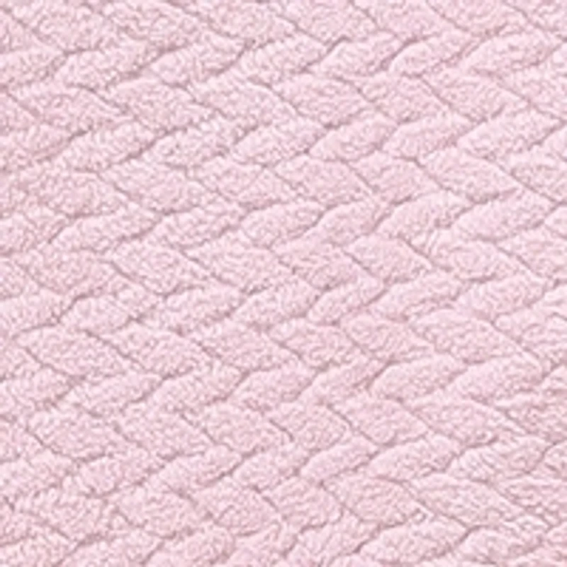 Plush Pink Front Zipper Bathrobe