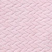 Plush Pink Front Zipper Bathrobe