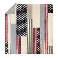 Stars and Striped Patch 2-pc. Twin Quilt Set