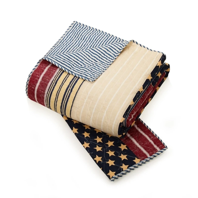 Stars and Striped Patch 3-pc. Full/Queen Quilt Set